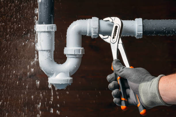 Professional Sewer Line Repair technician working in Little Falls, NJ